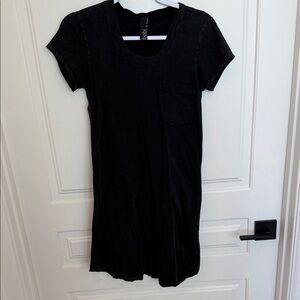bobi Black Mini Dress